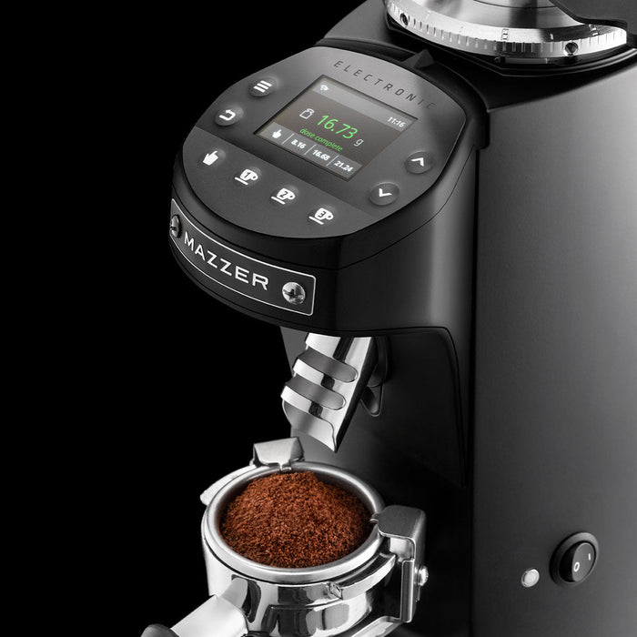 Mazzer Mini G Grind-by-Weight Compact Espresso Grinder - Black detail