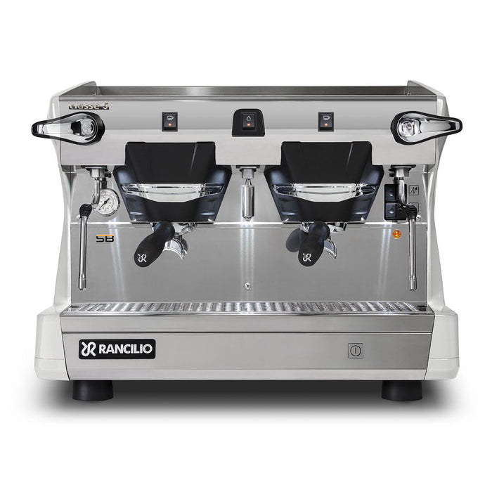 Rancilio Classe 5 S Compact 2 Group Semi-Automatic Espresso Machine - White