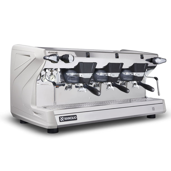 Rancilio Classe 5 S 3 Group Semi-Automatic Espresso Machine - White - view 3