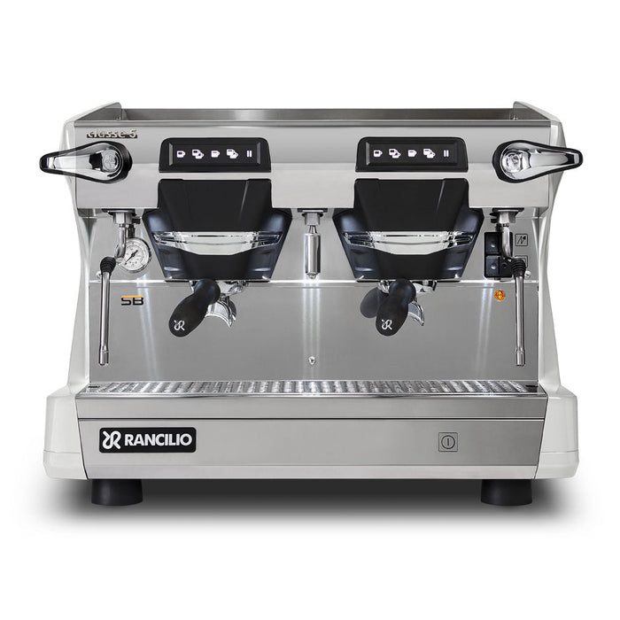 Rancilio Classe 5 USB 2 Group Compact Volumetric Espresso Machine - White