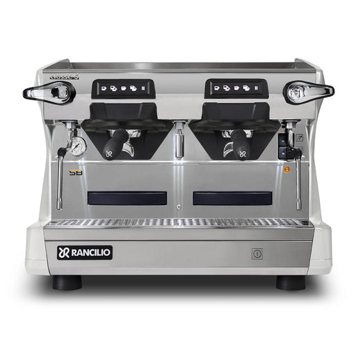 Rancilio Classe 5 USB 2 Group Compact Tall Volumetric Espresso Machine - White