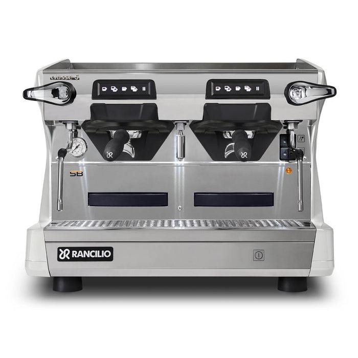 Rancilio Classe 5 USB 2 Group Compact Tall Volumetric Espresso Machine - White