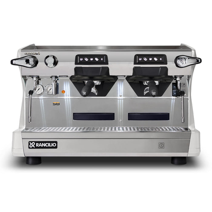 Rancilio Classe 5 USB Tall 2 Group Volumetric Espresso Machine - White