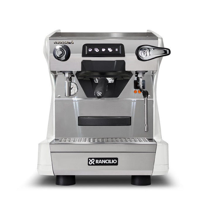 Rancilio Classe 5 USB Tall 1 Group Volumetric Espresso Machine - White