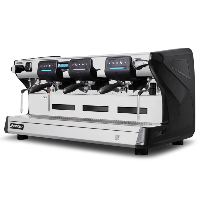 Rancilio Classe 7 USB Tall 3 Group Volumetric Espresso Machine - Anthracite Black - view 8