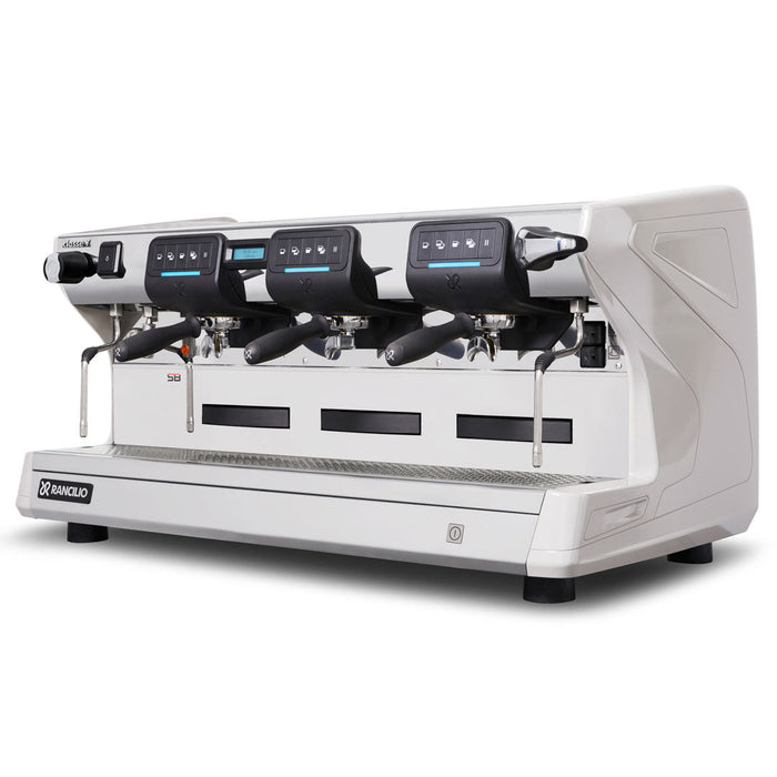 Rancilio Classe 7 USB Tall 3 Group Volumetric Espresso Machine - Ice White - view 2